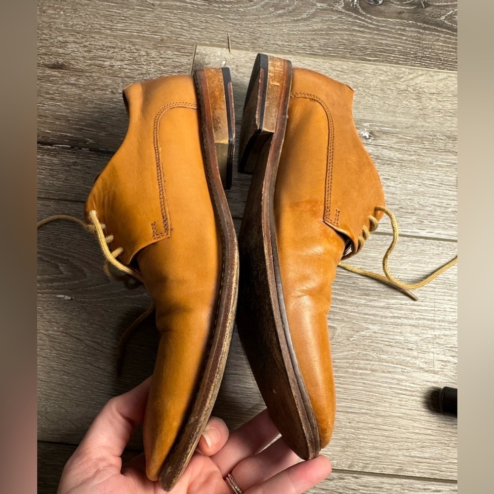 Ted Baker Irron 3 Derby shoe mens leather dress shoe honey brown - Picture 2 of 7